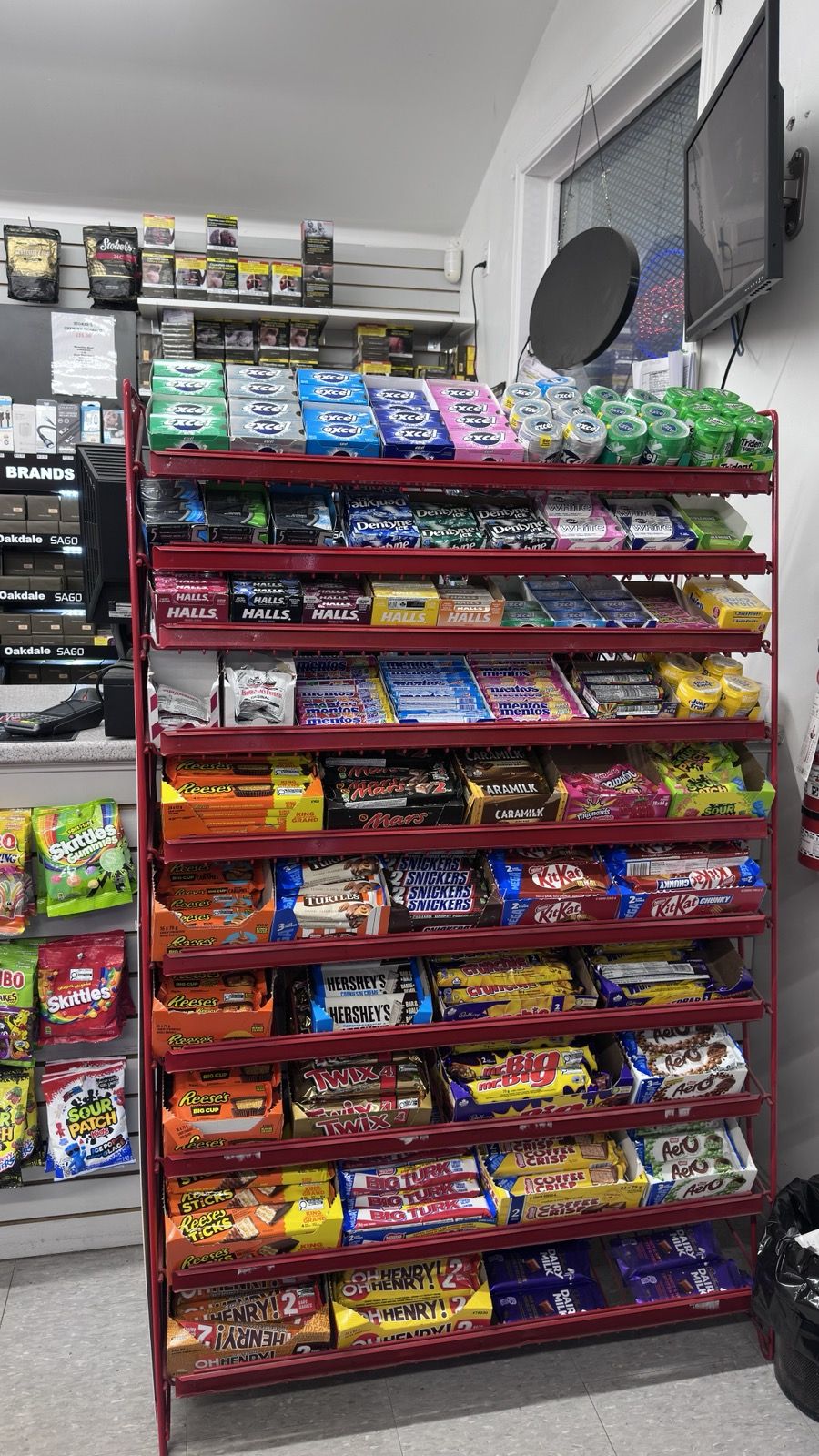 Candy and chocolate selection